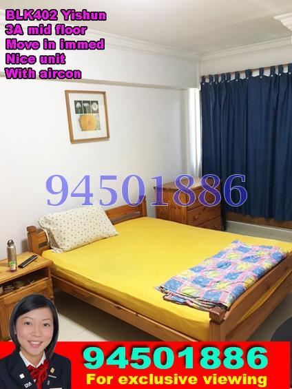 Blk 402 Yishun Ring Road (Yishun), HDB 3 Rooms #127588142